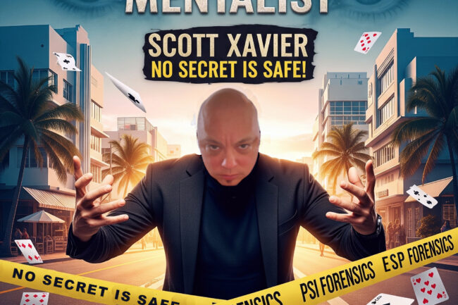 Forensic Mentalist Scott Xavier in Orlando Florida