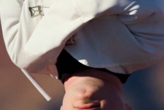 Upside down straight jacket escape