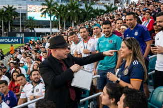 Mentalist Scott Xavier at the Hard Rock Stadium World Cup 2026